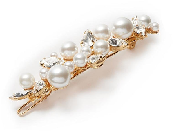 Mattar Pearl and Crystal Barrette | LELET NY