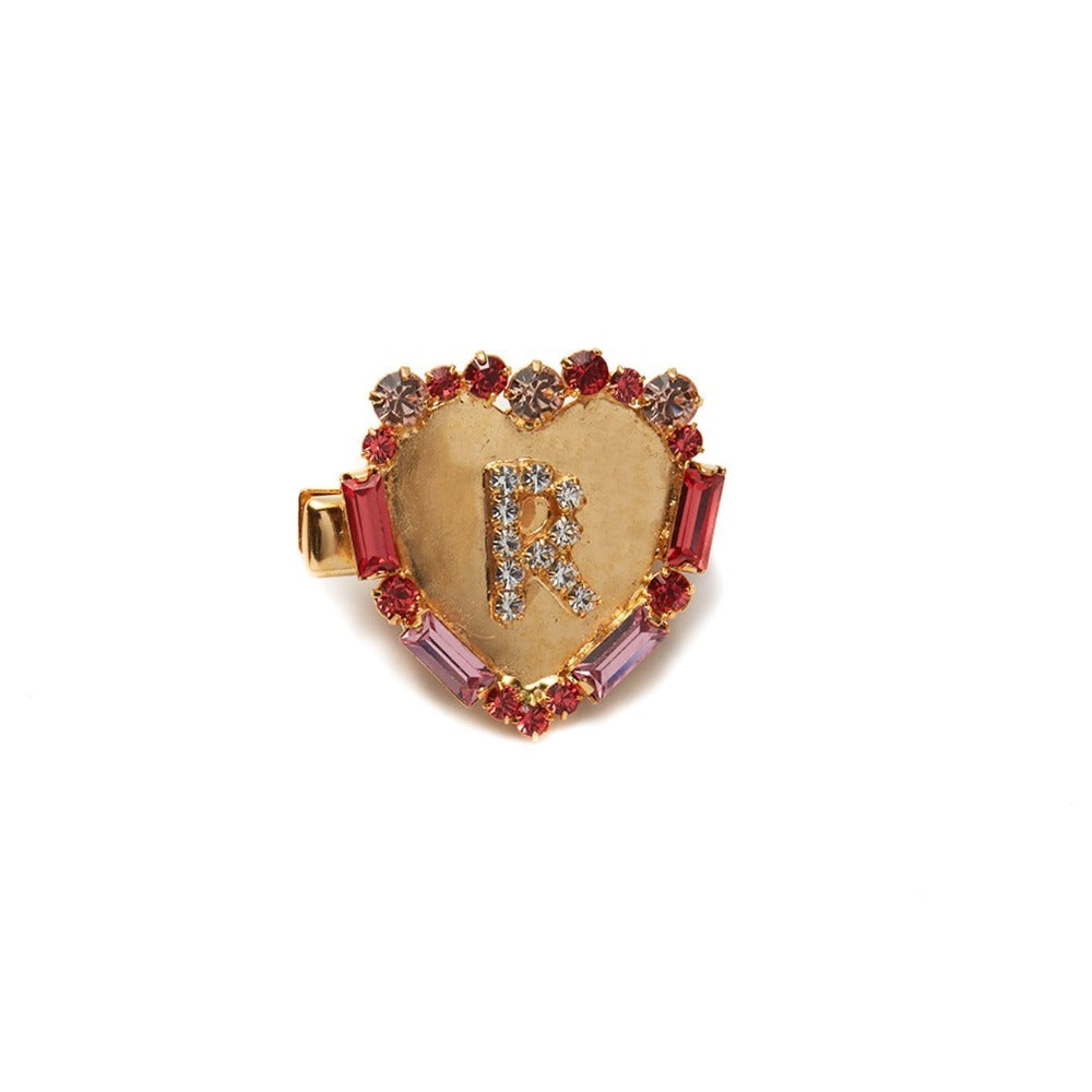 Ruby Crystal Gram Clip