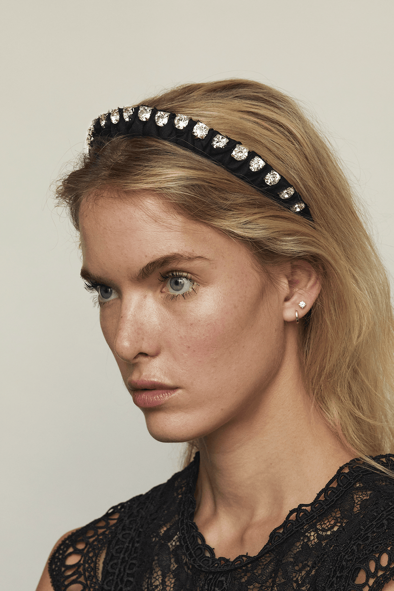 Lea Silk Crystal Headband