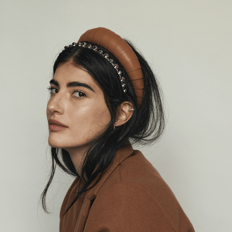 Buttery Leather Croissant Headband