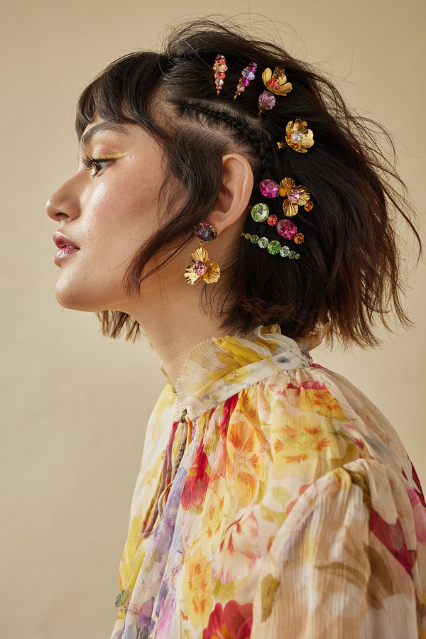 Brielle Floral Earrings