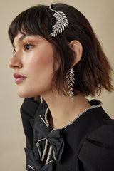 Rhea Crystal Hang Earrings