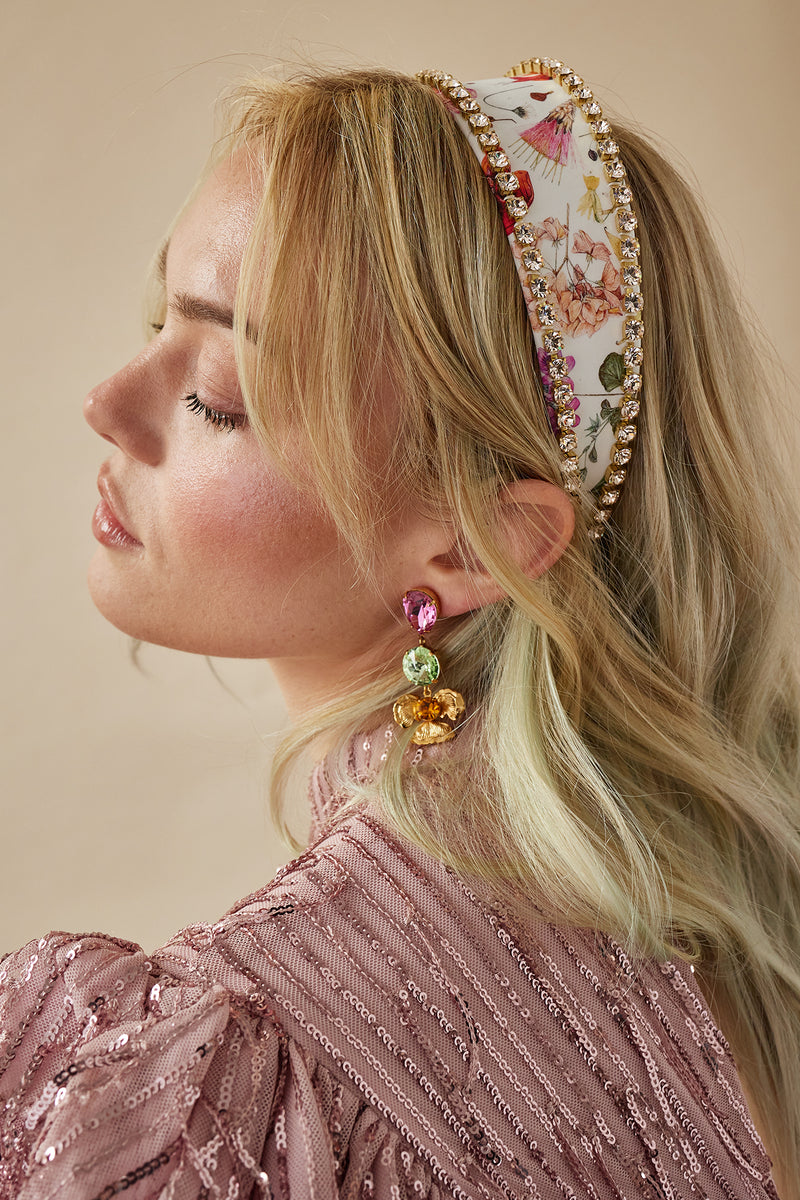 Annabel Rose Floral Earrings