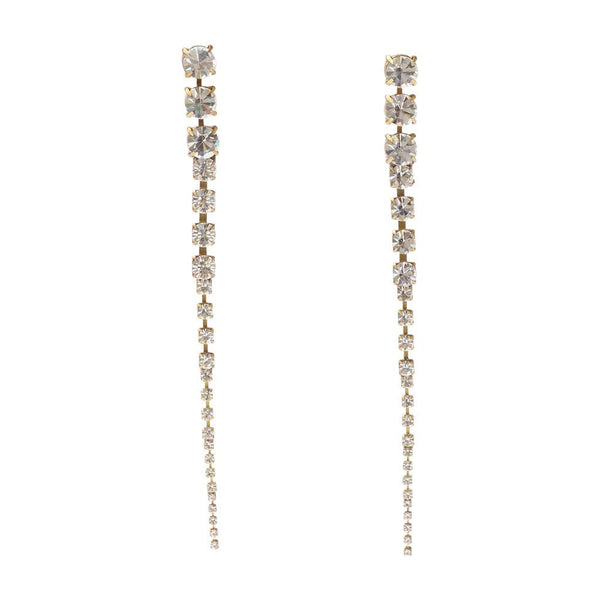 Crystal Spine Earrings