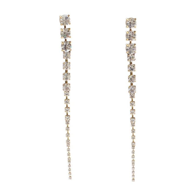 Crystal Spine Earrings