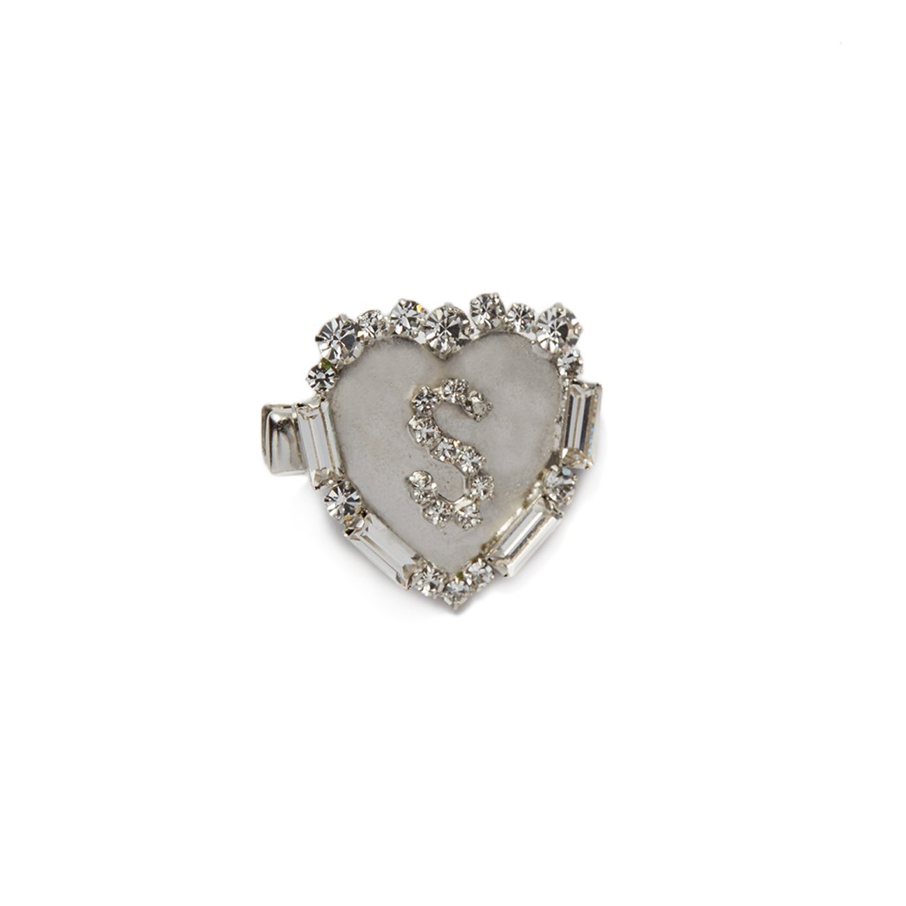Line Dot Crystal Gram Clip